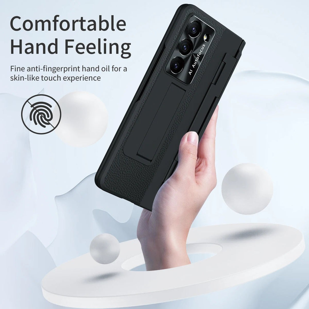 BEIPHONE™｜Plating Leather Stand Case for Samsung Galaxy Z Fold 6 - BEIPHONE