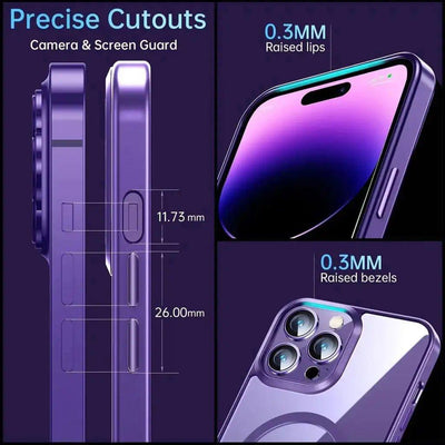 Electroplating Wireless Magnetic Charging All-Inclusive Lens iPhone Case - iphone14cases