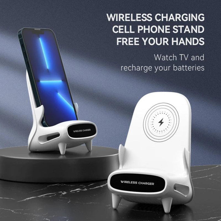 Magnetic Wireless Charger Stand Holder - 15W Desktop Dock Mount - iphone14cases