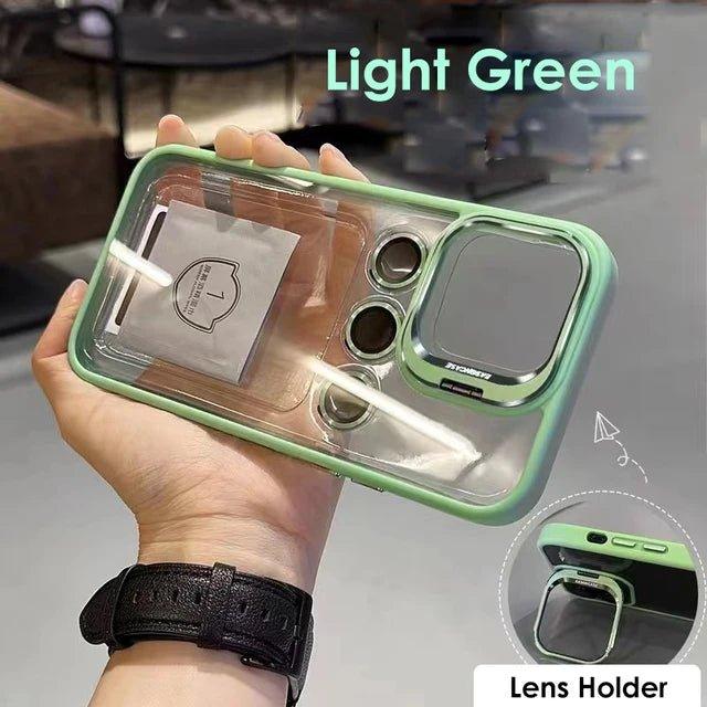 Metal Ring Lens Protector Phone Case for iPhone - iphone14cases