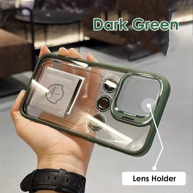 Metal Ring Lens Protector Phone Case for iPhone - iphone14cases