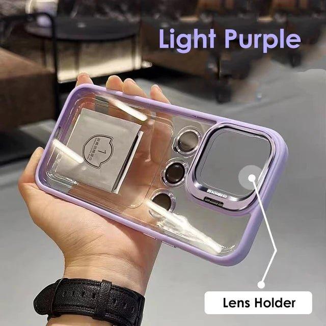 Metal Ring Lens Protector Phone Case for iPhone - iphone14cases