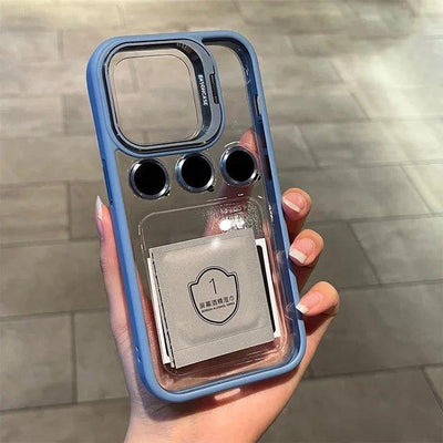 Metal Ring Lens Protector Phone Case for iPhone - iphone14cases