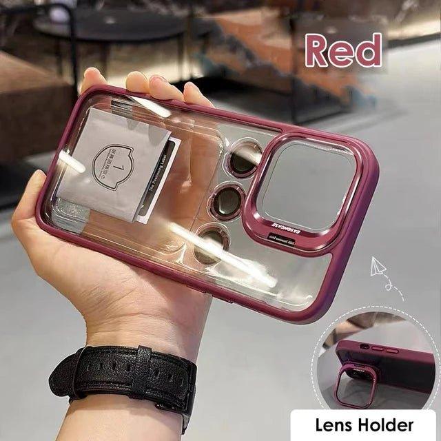 Metal Ring Lens Protector Phone Case for iPhone - iphone14cases